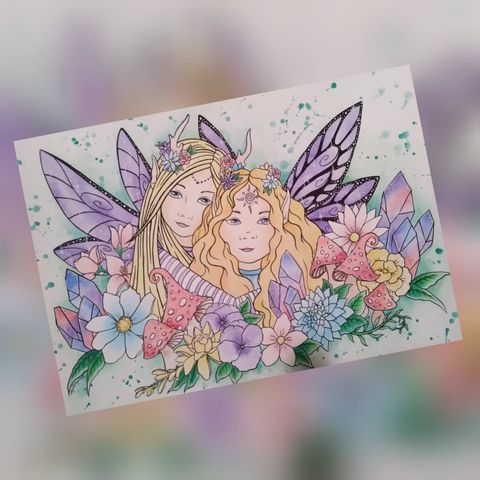 Fairy sisters artwork