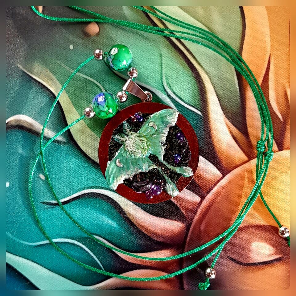 LUNA MOTH PENDANT 2