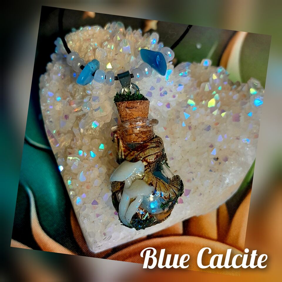 BLUE CALCITE PENDANT