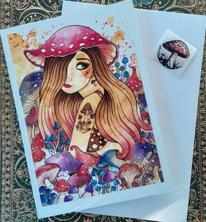 SHROOMI GIRL CARD